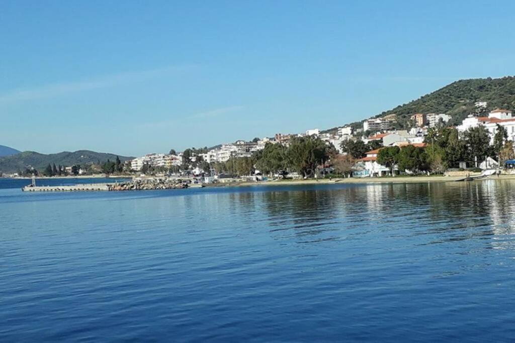 Amazing Sea View-Neos Pyrgos Beach -Evoia Greece Néos Pírgos Exteriör bild